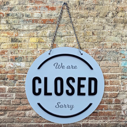 Sign Open Close Indoor signage Papan Tanda Tutup Buka | Shopee Philippines