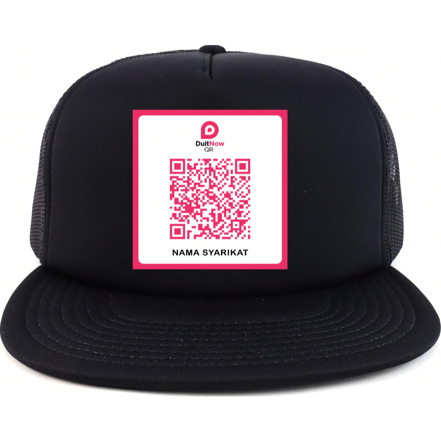 TOPI QR CODE DUIT NOW TRUCKER CAP | Shopee Philippines