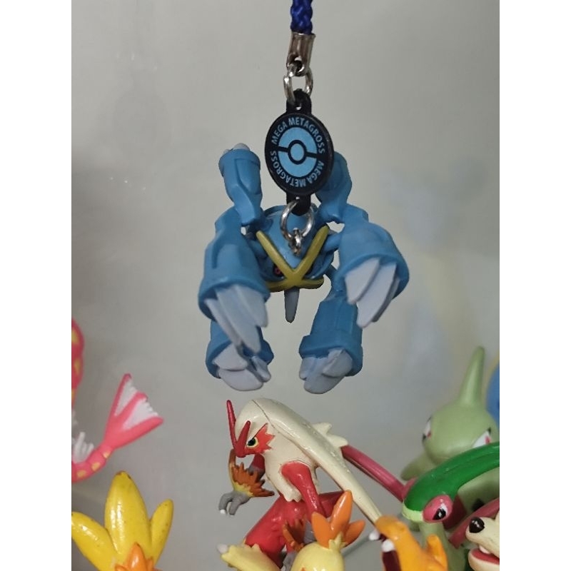 Pokemon Tomy Tarts Mega Metagross Mega Blaziken Mega Lucario Keychain ...