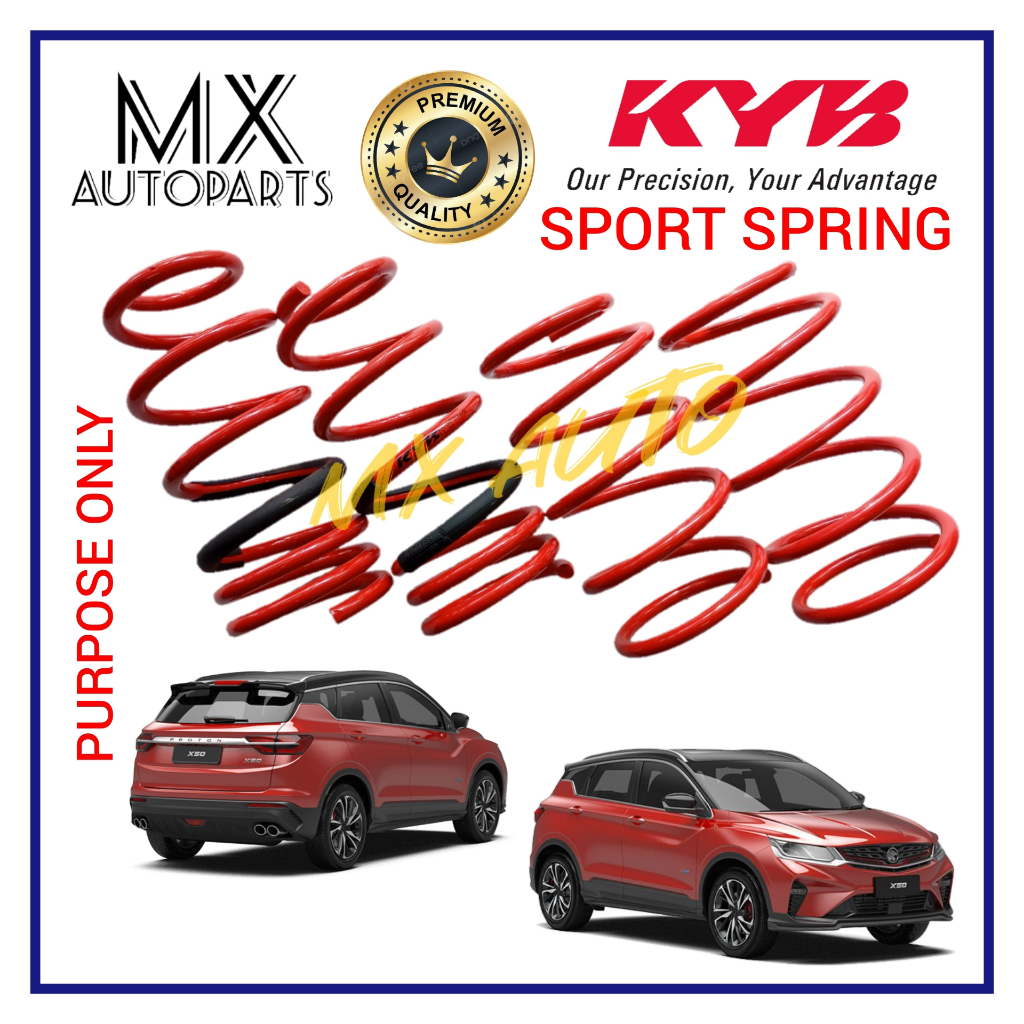 KYB ULTRA FLEX SPORT LOWER SPRING PROTON X50 ( 1SET FRONT&REAR ...