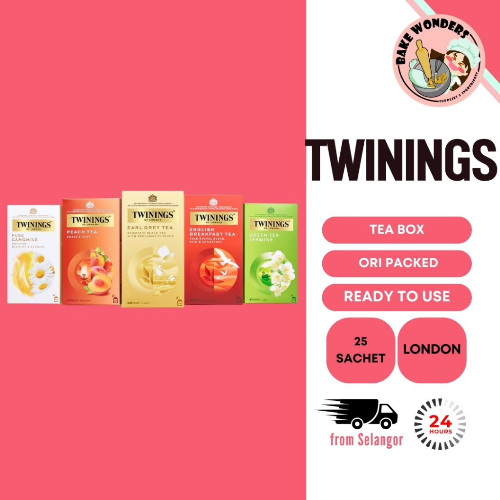 (BOX) Twinings Tea Bags/ Twinning Tea Sachet/Twinnings English Tea ...
