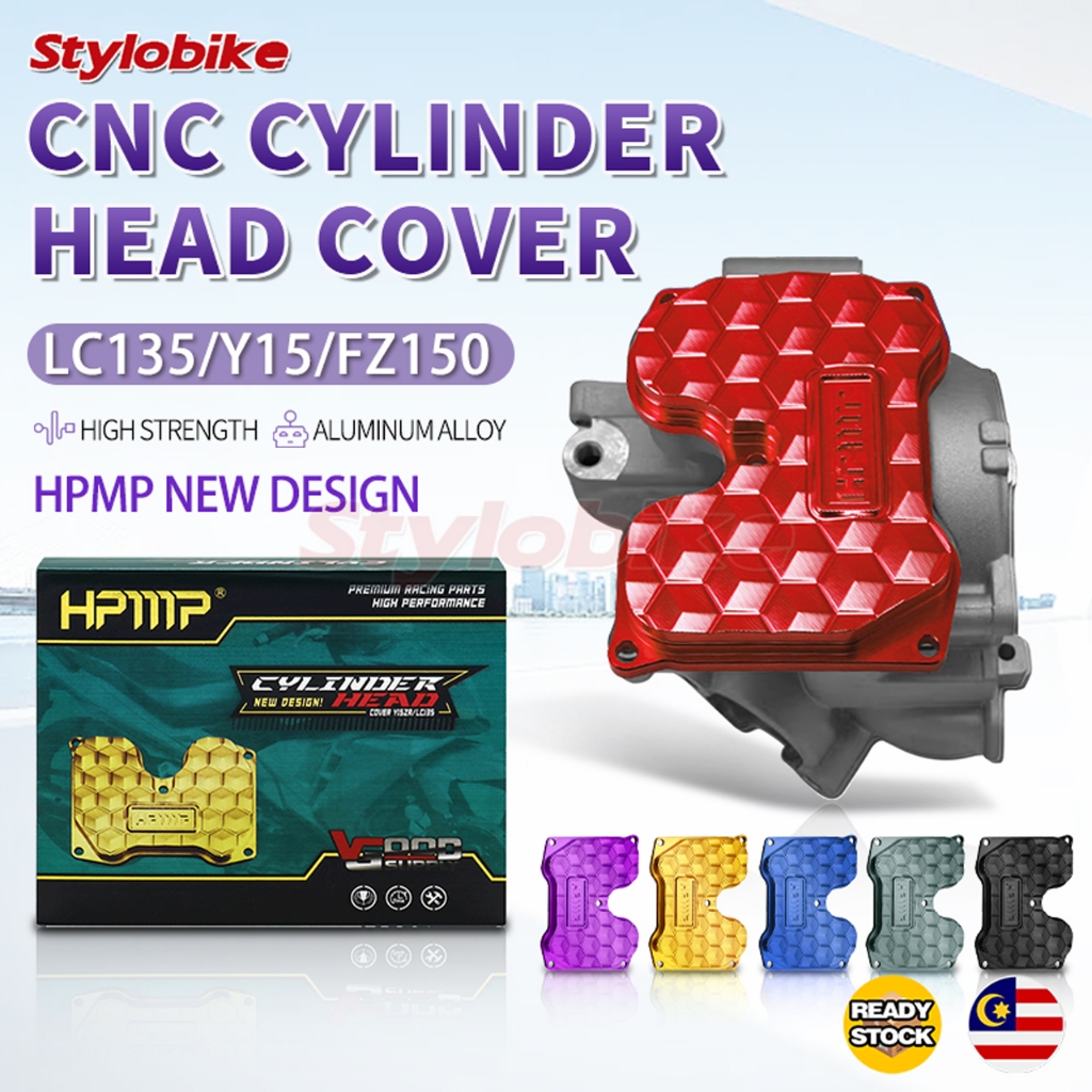LC135 Y15 V1 V2 FZ150 Yamaha Racing Head Cover CNC Alloy Cylinder Head ...