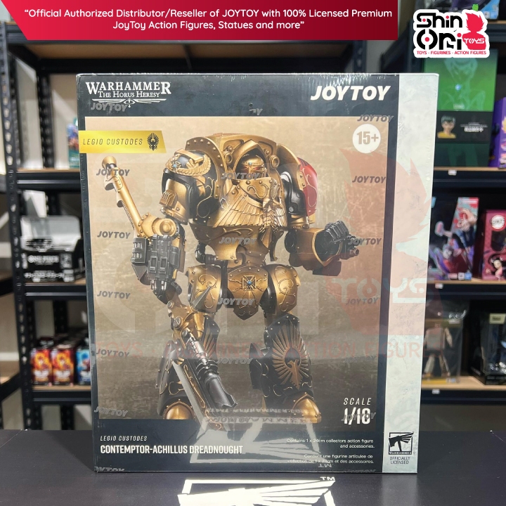 JoyToy Warhammer 40K Legio Custodes Contemptor Achillus Dreadnought: Action Figure 1:18 Collezionabile 25 Cm