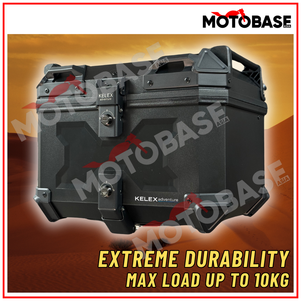 [KELEX Adventure] 45L 58L ABS Top Box Stealth X Edition Premium ...