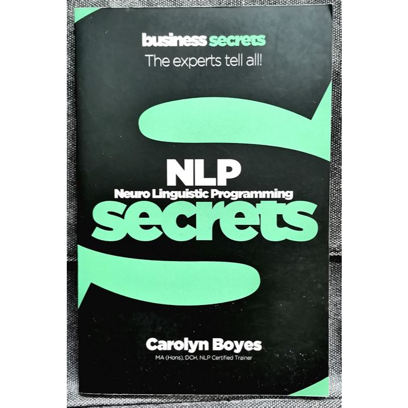 Carolyn Boyes - NLP NEURO LINGUISTIC PROGRAMMING : Collins Business ...