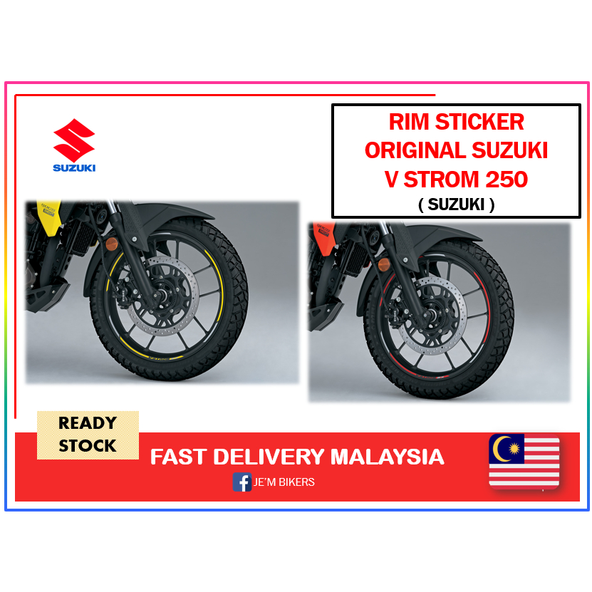RIM STICKER LINING SUZUKI V STORM 250 ALL MODEL | Shopee Philippines