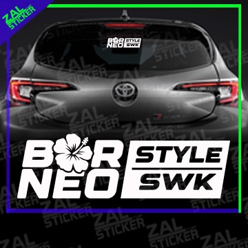 * STICKER KERETA BORNEO STYLE SARAWAK JDM MYVI AXIA ALZA BEZZA EXORA ...