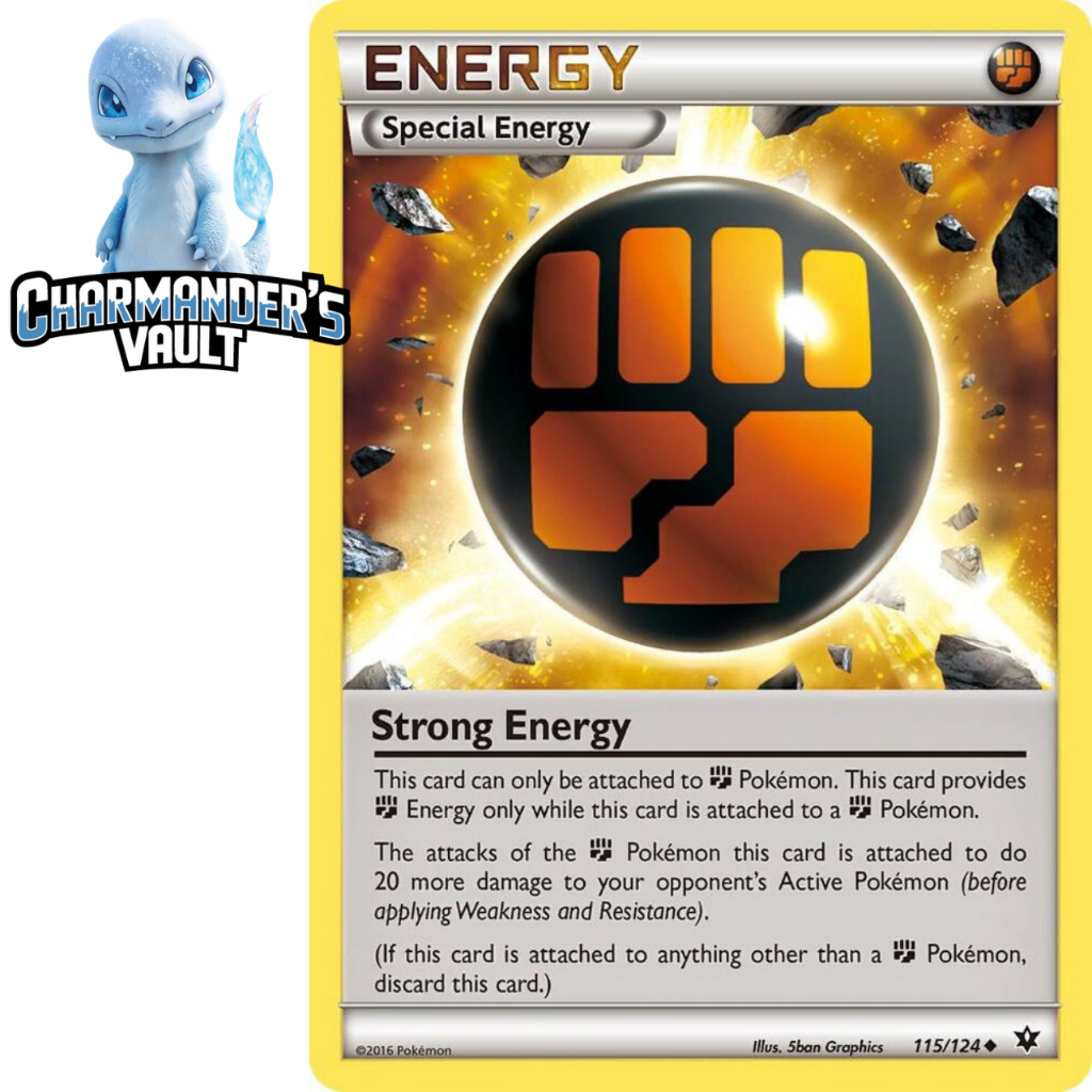 Strong Energy 115/124 XY Fates Collide Modern Vintage 2016 Pokémon TCG ...