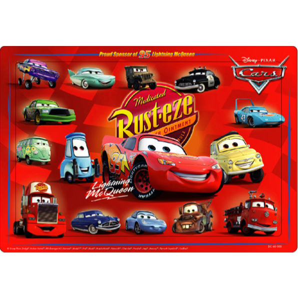 DISNEY/PIXAR Cars Lightning McQueen & Friends Jigsaw Puzzle 60pcs ...