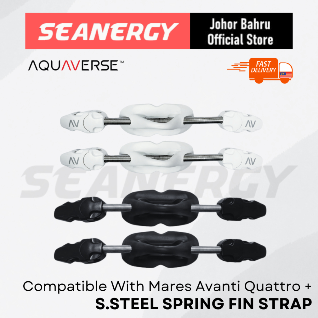 AQUAVERSE Diving Fin Spring Strap for Mares Avanti Quattro+ Fin Scuba ...
