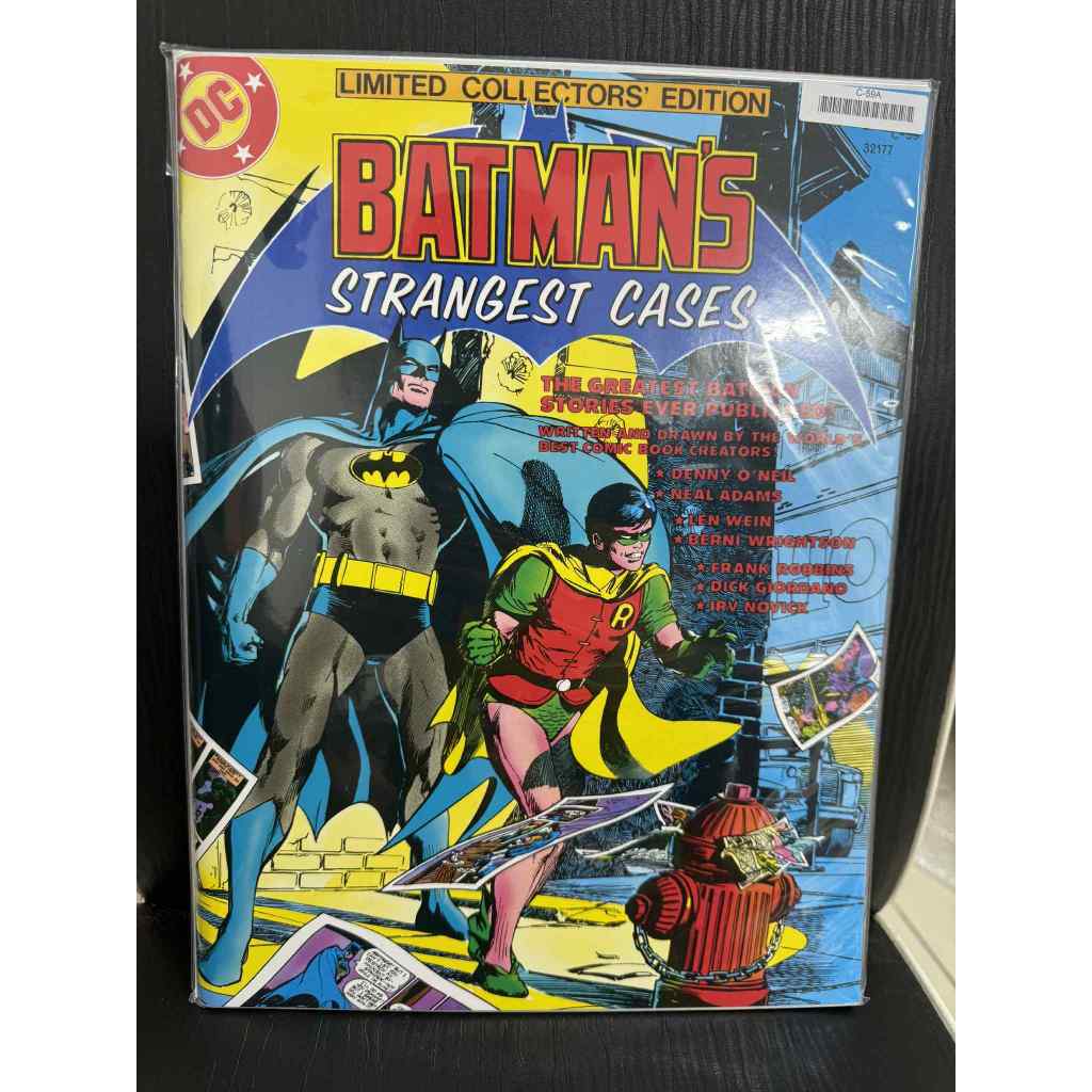 LIMITED COLLECTORS EDITION 59 BATMAN’S STRANGEST CASES FACSIMILE ...