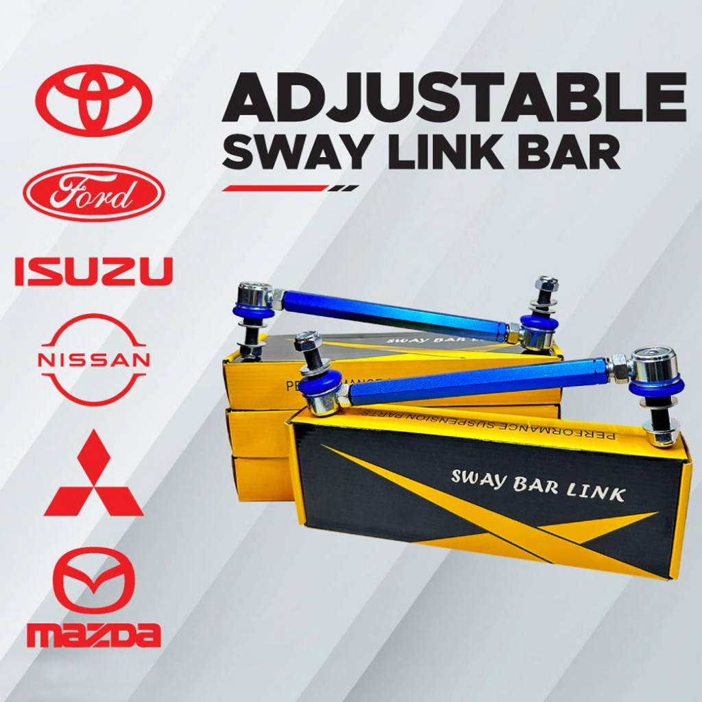 Adjustable Anti Roll Sway Bar Link Kits Stabilizer Link Toyota Hilux ...