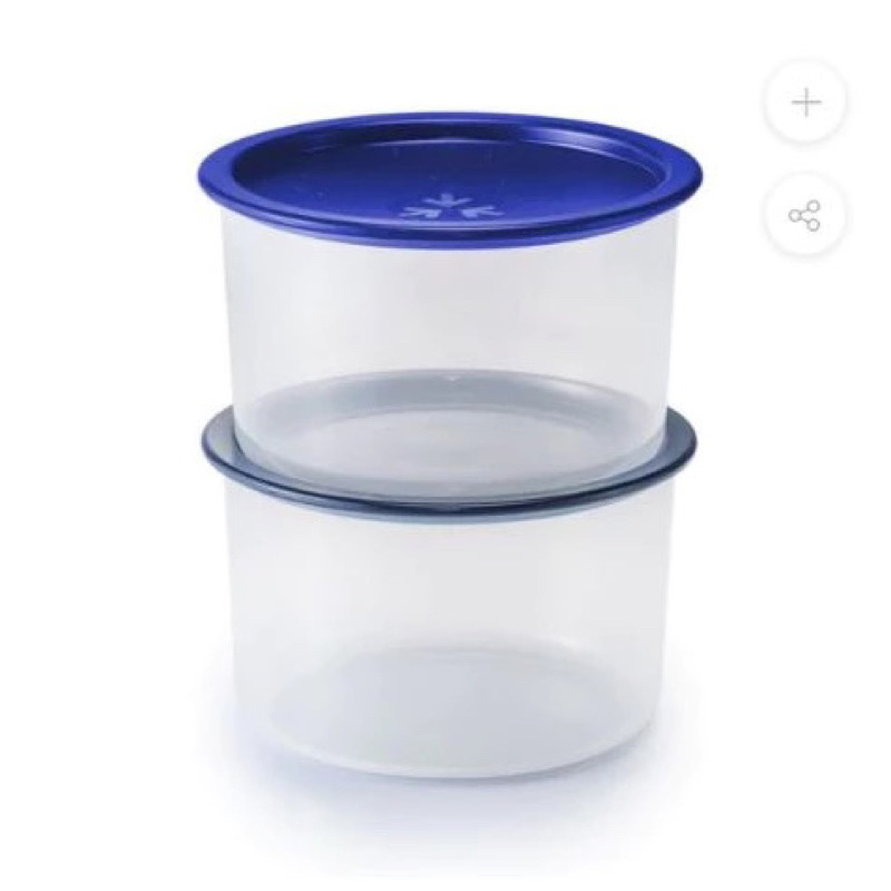 Tupperware Clear One Touch Topper Small (2) 950ml | Shopee Philippines