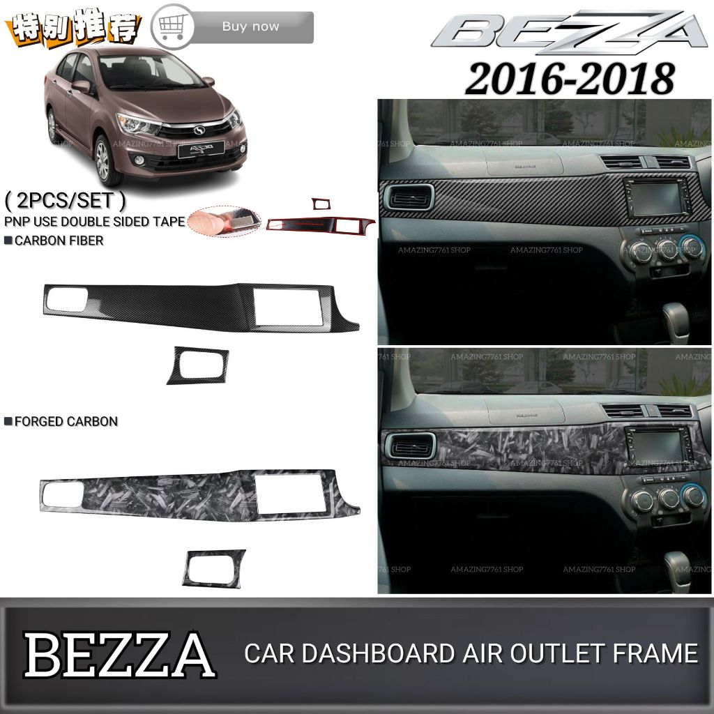 AMAZING PERODUA BEZZA OLD 2016-2018 DASHBOARD AIR OUTLET FRAME COVER ...