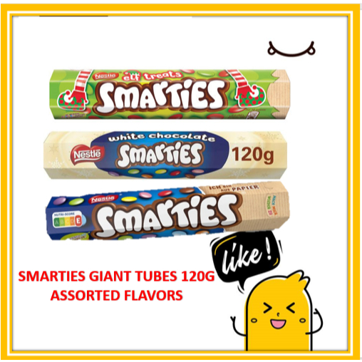 Smarties Giant Tube Assorted Flavors 120g | Shopee Philippines