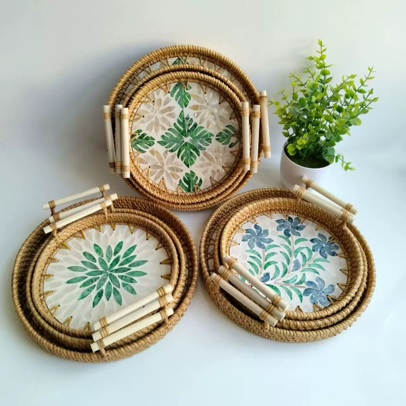 Di Rotan Serving Tray Talam Rotan Teh Hari Raya Aidilfitri 2025 ...