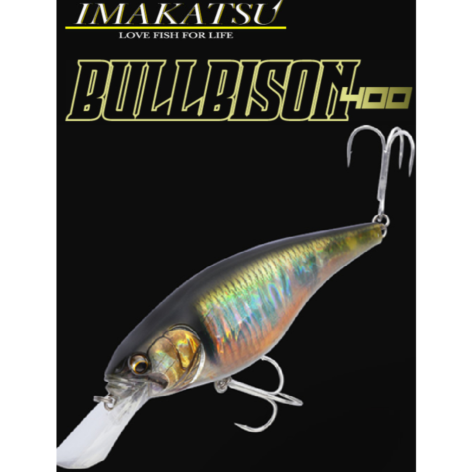 Leurre Flottant Imakatsu Bull Bison 400 – 140mm, 50g, Pour Carnassiers
