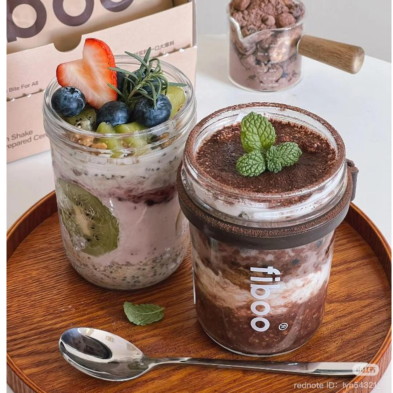 Fiboo Protein Shake Cup 奶昔杯 350ml FIBOO Glass Shaker / Cup | Shopee ...