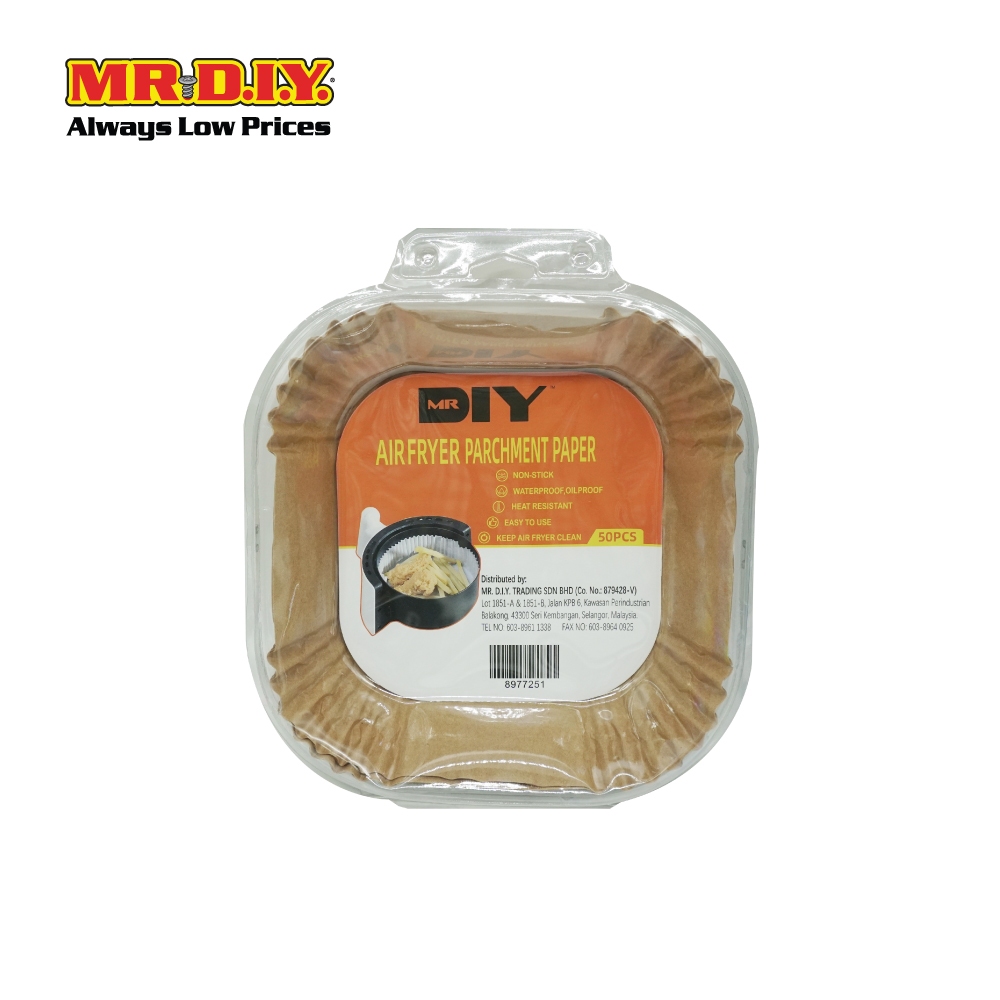 (MR.DIY) Airfryer Parchment Paper (50pcs) | Shopee Philippines