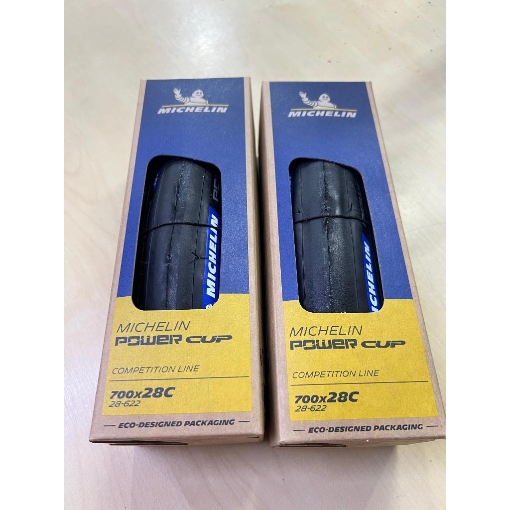 Image showcasing MICHELIN POWER CUP COMPETITION CLINCHER ROAD BIKE TIRE TYRE 25/28c ...