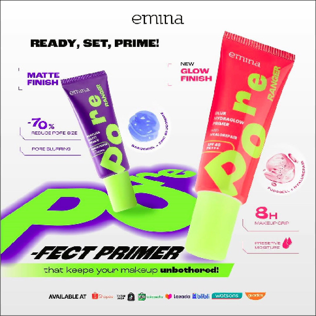 Emina Pore Ranger Poreless Matte Primer 20ml | Shopee Philippines