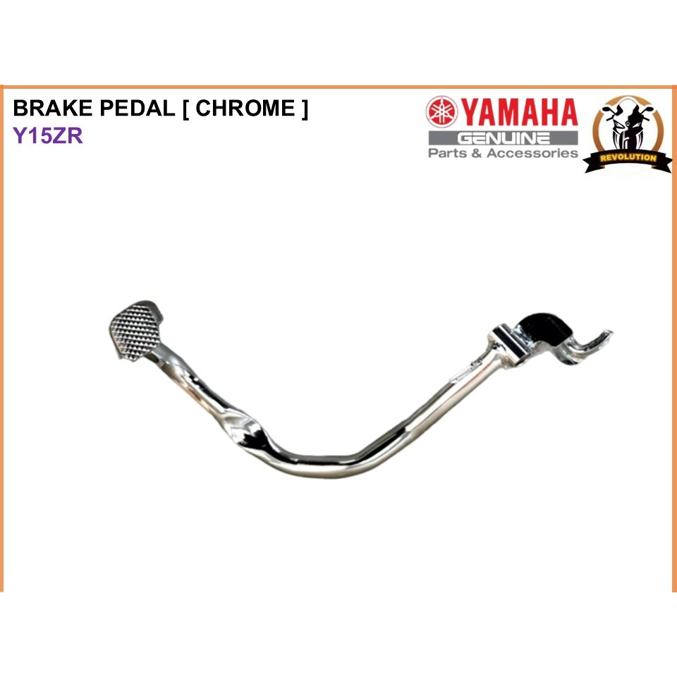 BRAKE PEDAL FOOT STEP BRAKE STEEL Y15 Y15ZR [CHROME] | Shopee Philippines