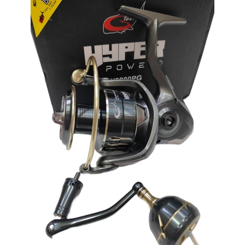 GTECH HYPER POWER 2025 fishing reel metal aluminium sw fw reel | Shopee ...