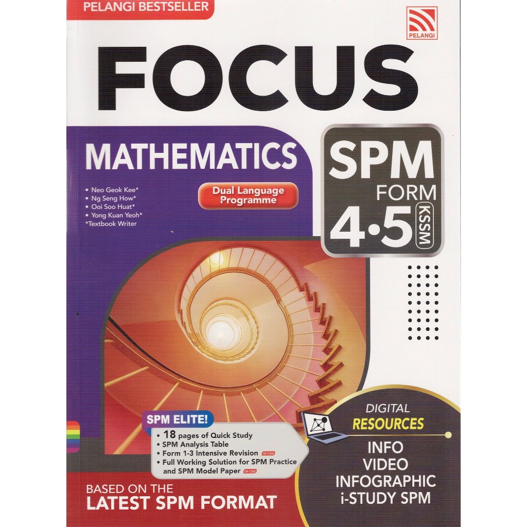 BUKU RUJUKAN ( 2025 ) : FOCUS SPM MATHEMATICS DLP FORM 4&5 KSSM ...