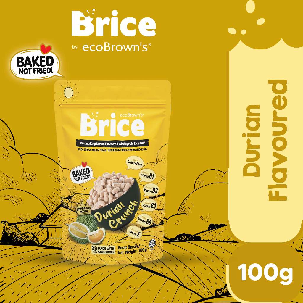 ecoBrown’s Brice Musang King Flavoured Wholegrain Rice Puff 100g ...