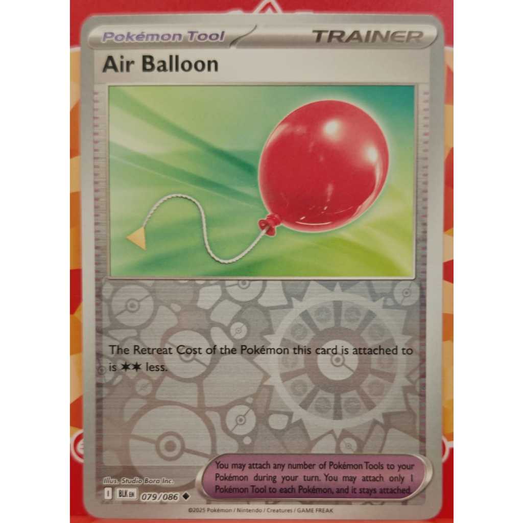 Air Balloon -Rarity:079/086 / Uncommon SV: Black Bolt (BLK) | Shopee ...