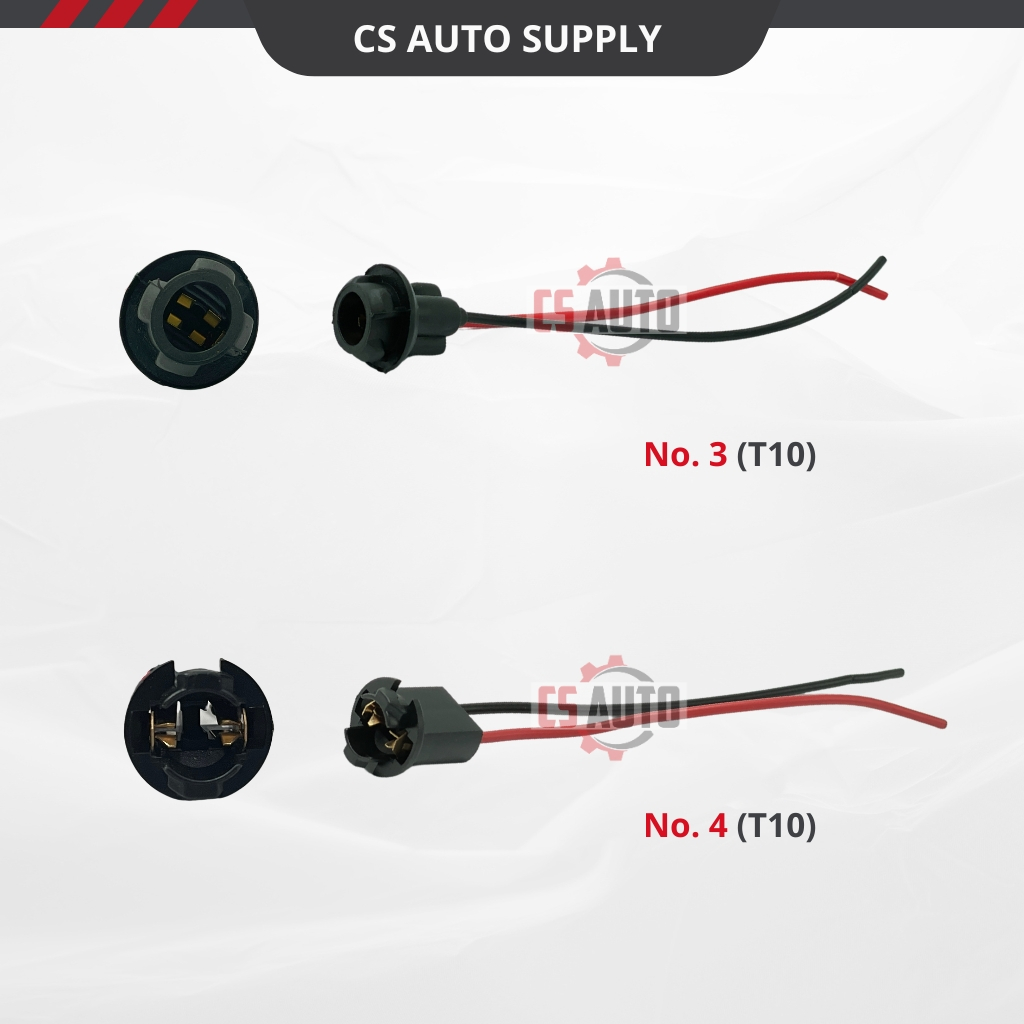 CS 1pc T5 T10 T13 T15 Bulb Holder Socket with Adaptor wire harness 4090 ...