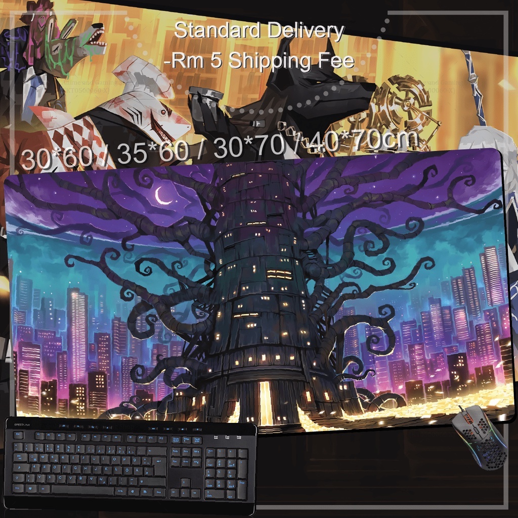 [FAGS ] Library Of Ruina Anime Game Oversized Gaming Long Table Mat