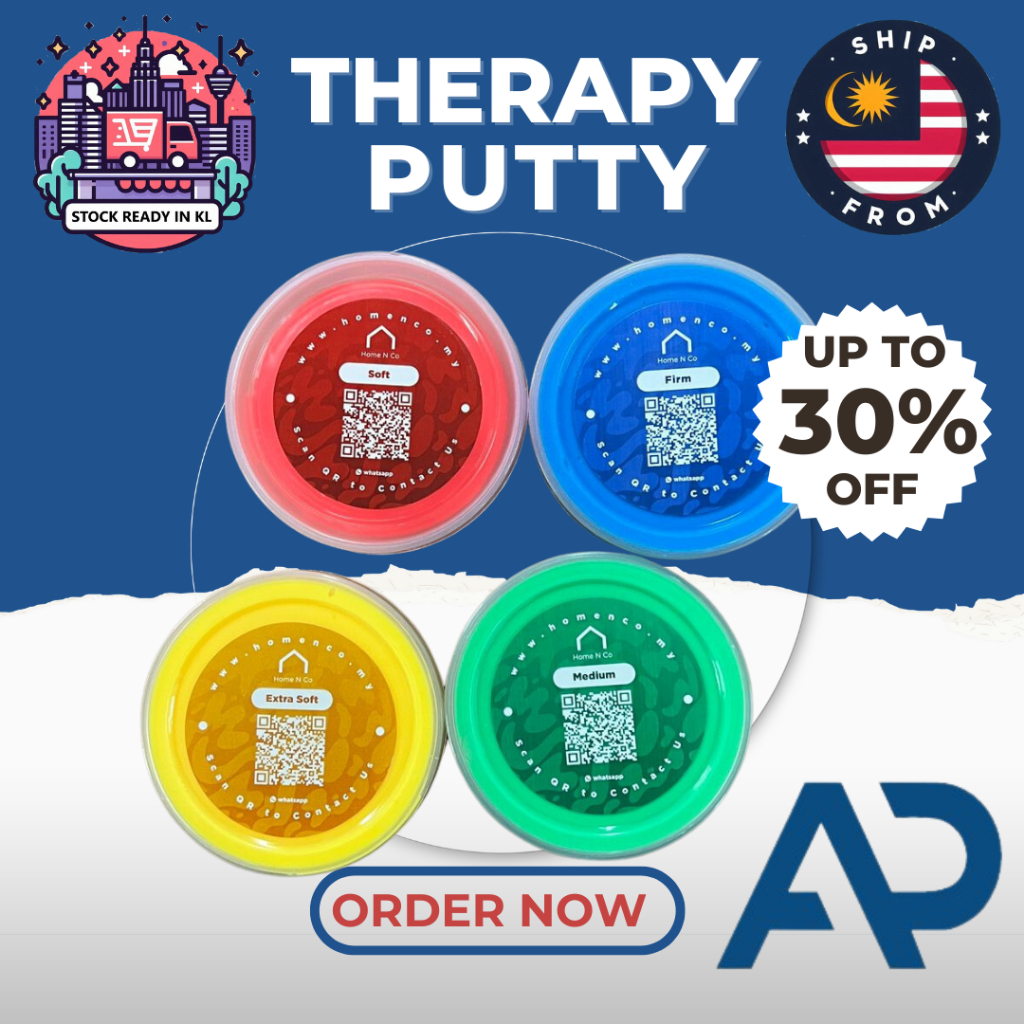 AP Therapy Putty Set Hand Exercise Tool Theraputty Hand Exercise ...