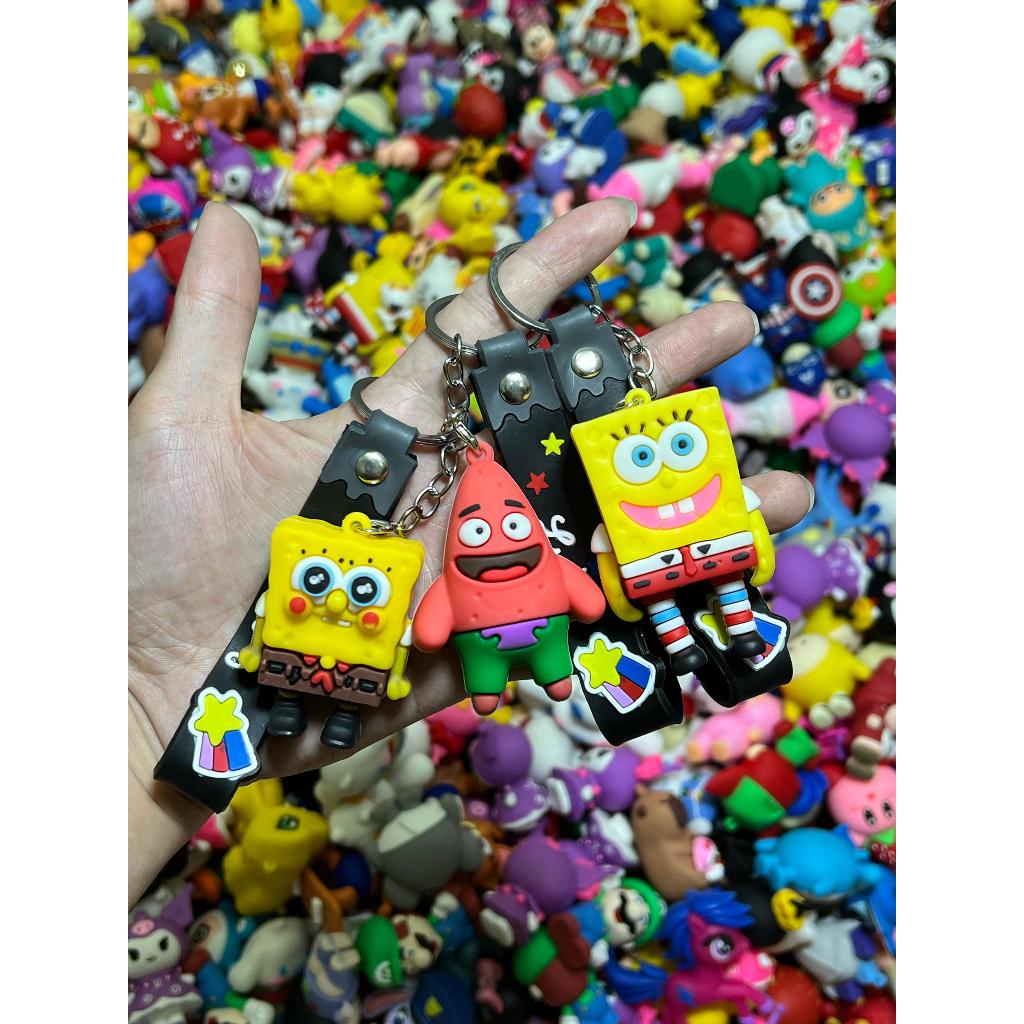 Keychain with Rubber Strip !!! Cute SpongeBob SquarePants Patrick ...