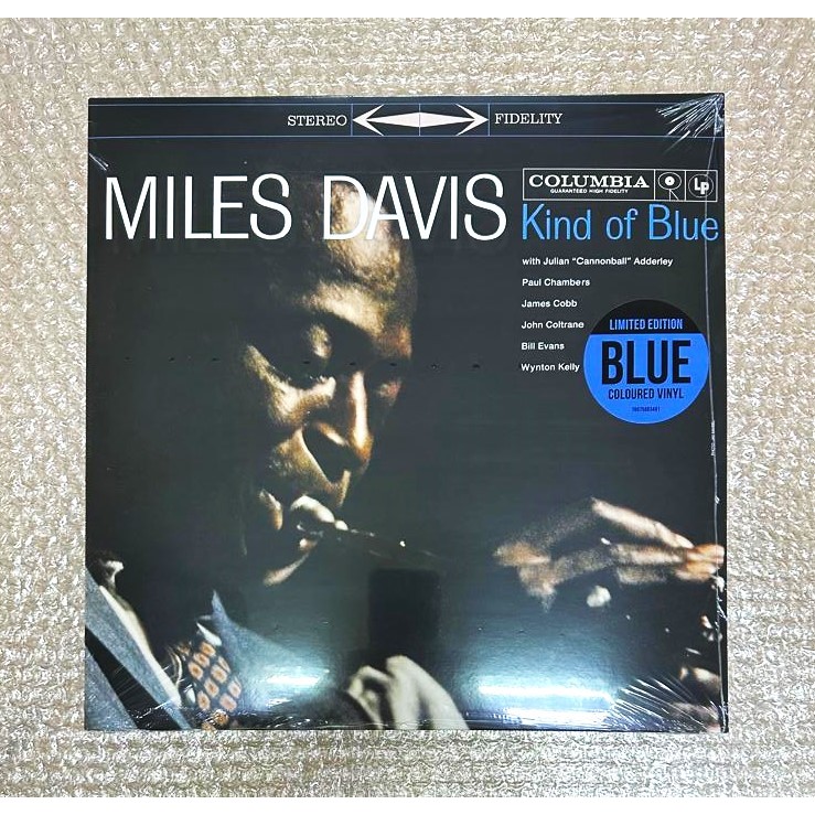 Miles Davis - Kind Of Blue ( Limited Edition Blue Color Vinyl / LP ...