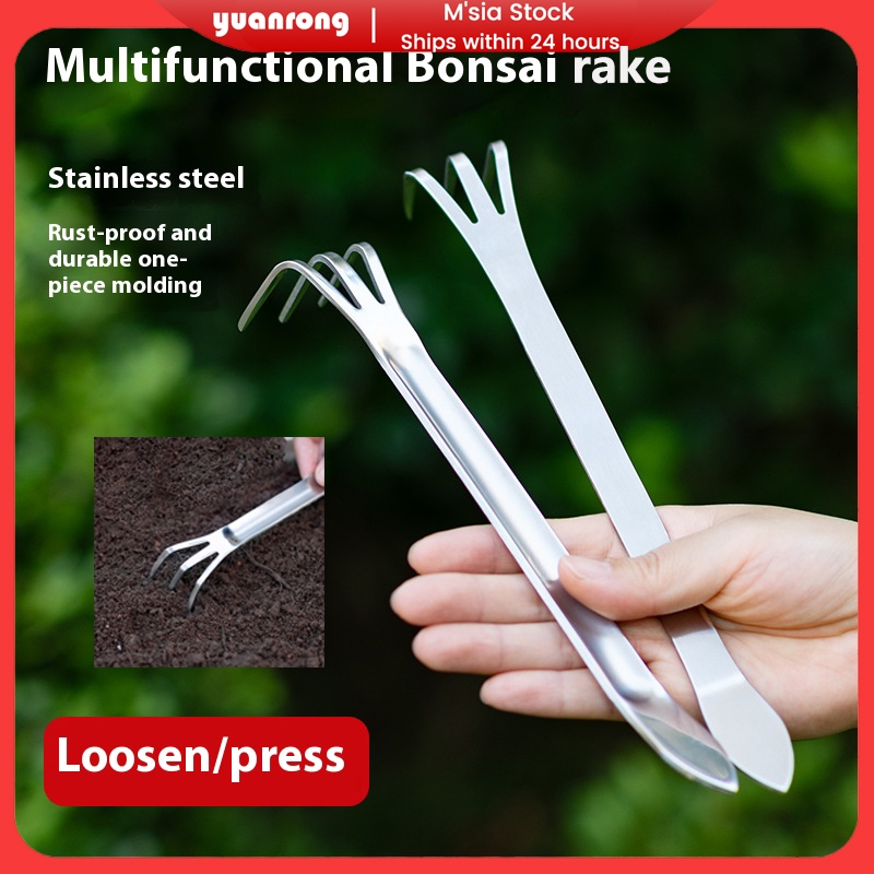 Loosening rake, bonsai rake, stainless steel bonsai making tool ...