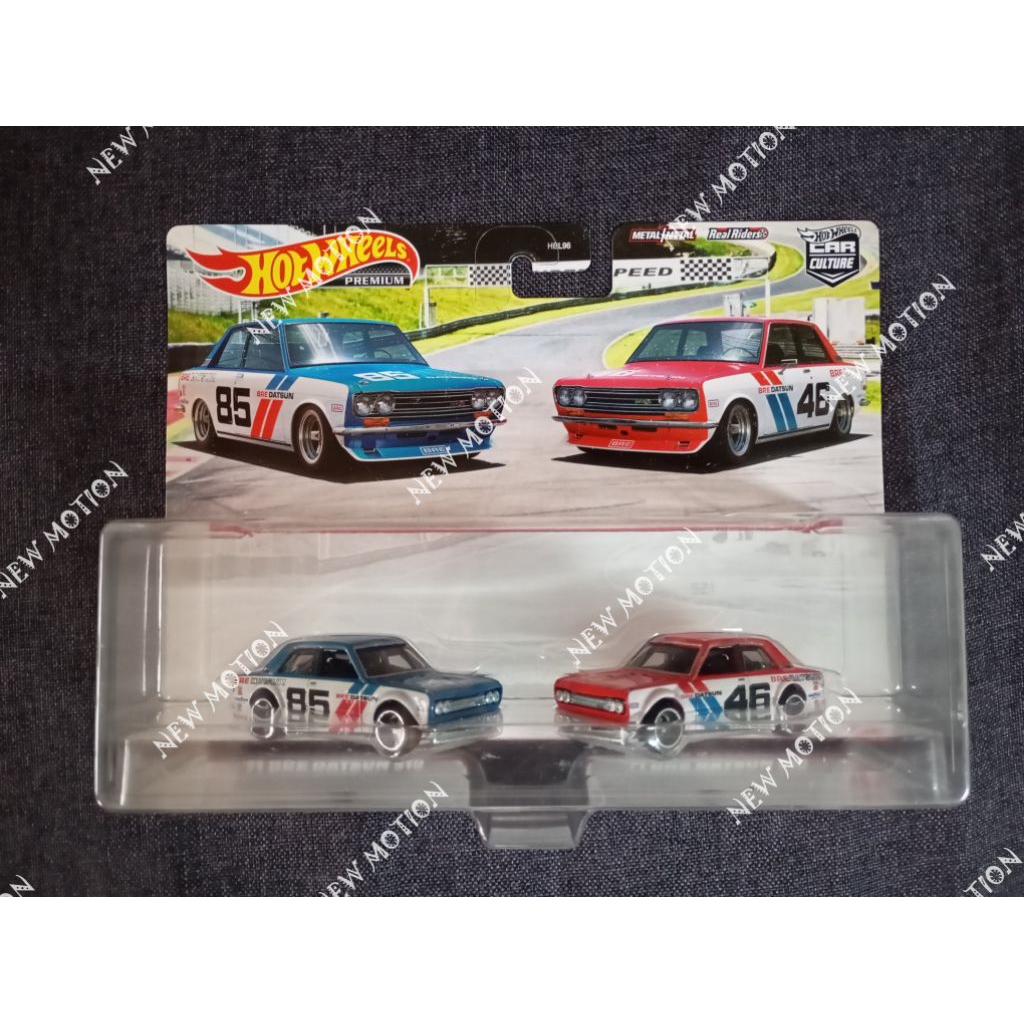 Ducstore Xe Mô Hình HBM00 Hot Wheels Premium Car Culture 2-Packs 71 BRE Datsun 510 I.63527216