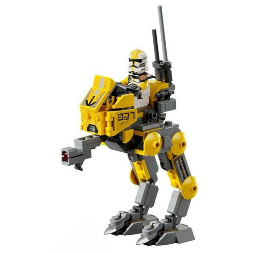 Lego Star Wars sw1427 327th Star Corps Clone Trooper & AT-RT Minifig ...