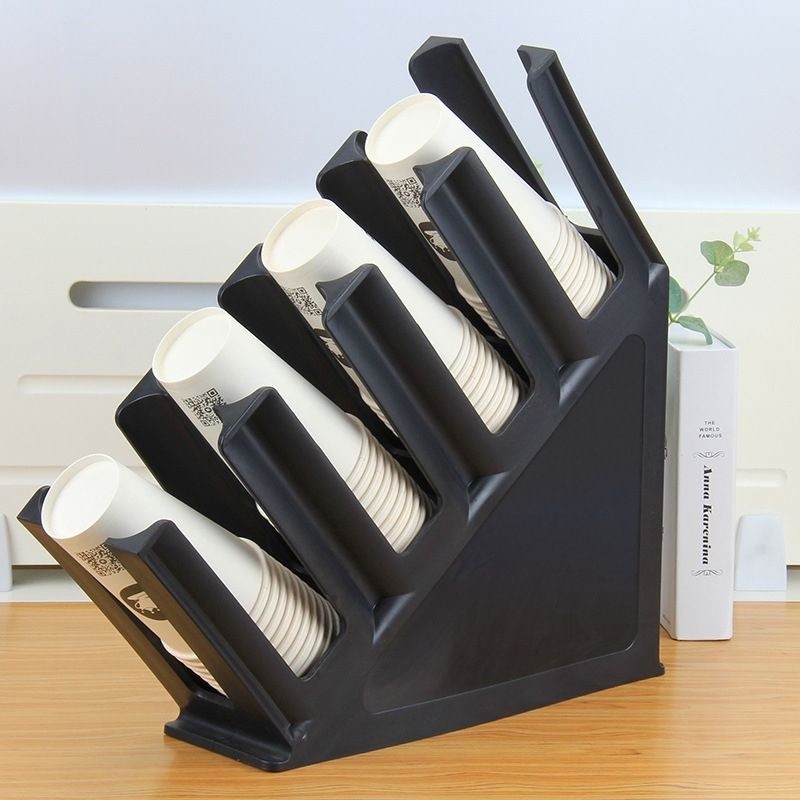 4 Compartments Plastic Cup Holder Coffee Shop Disposable Paper Cup ...
