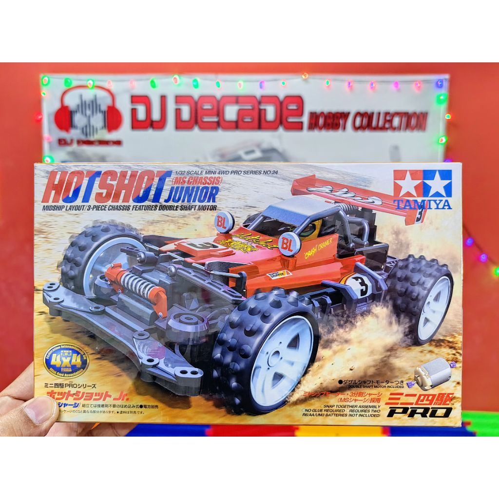 Tamiya Mini 4WD Pro Series No. 24 Hot Shot Jr. MS Chassis 18624 giocattolo