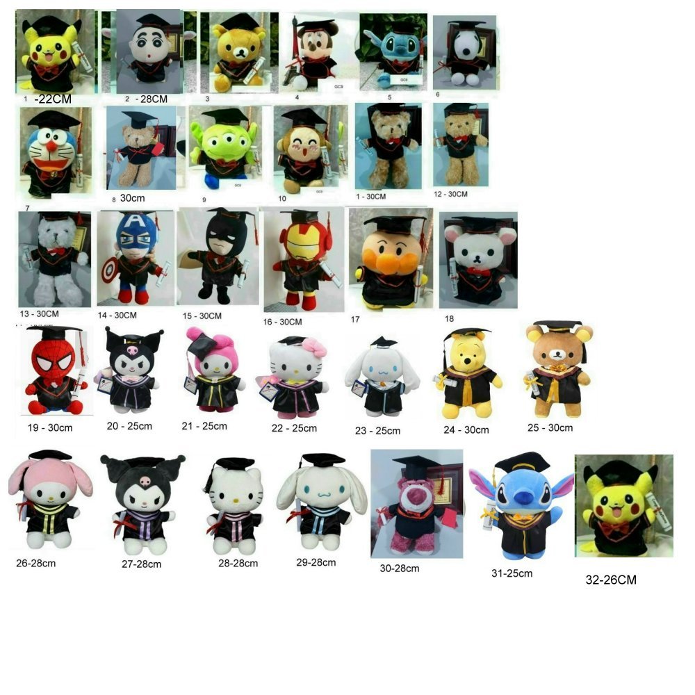 Graduation sanrio marvel kuromi Hello kitty stitch mickey snoopy ...