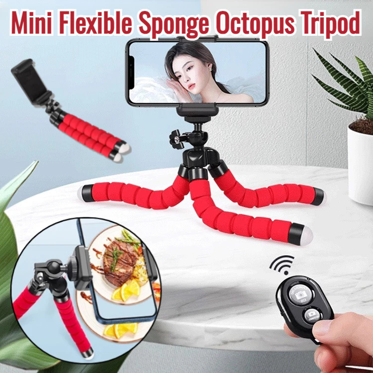 【Photography Artifact】Octopus Lazy Phone Holder/Portable Foldable ...