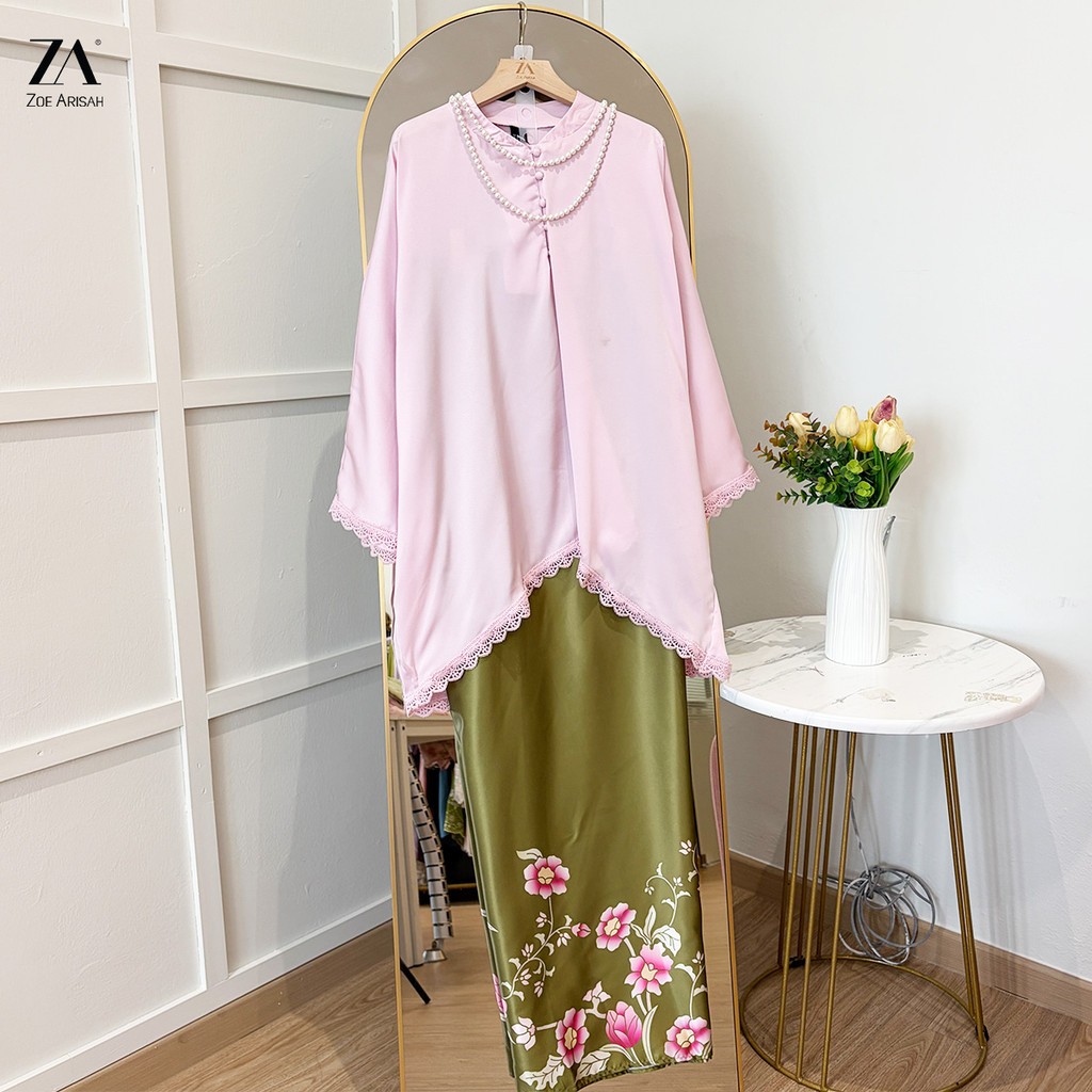 ZOE ARISAH Emberly Ressica Baju Kurung Pario 2026 Muslimah Floral ...