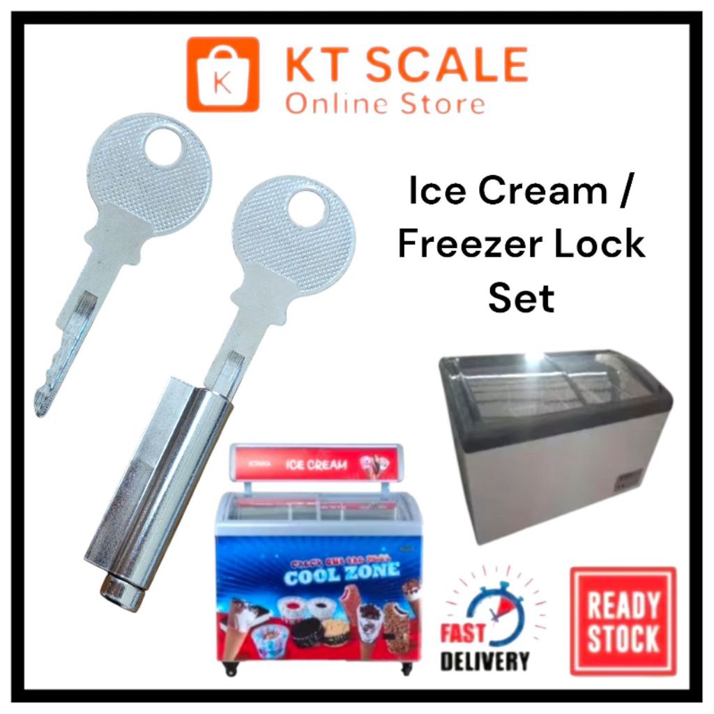 Ice Cream Freezer Lock With Key / Ice Cream Box Lock set With Key ...