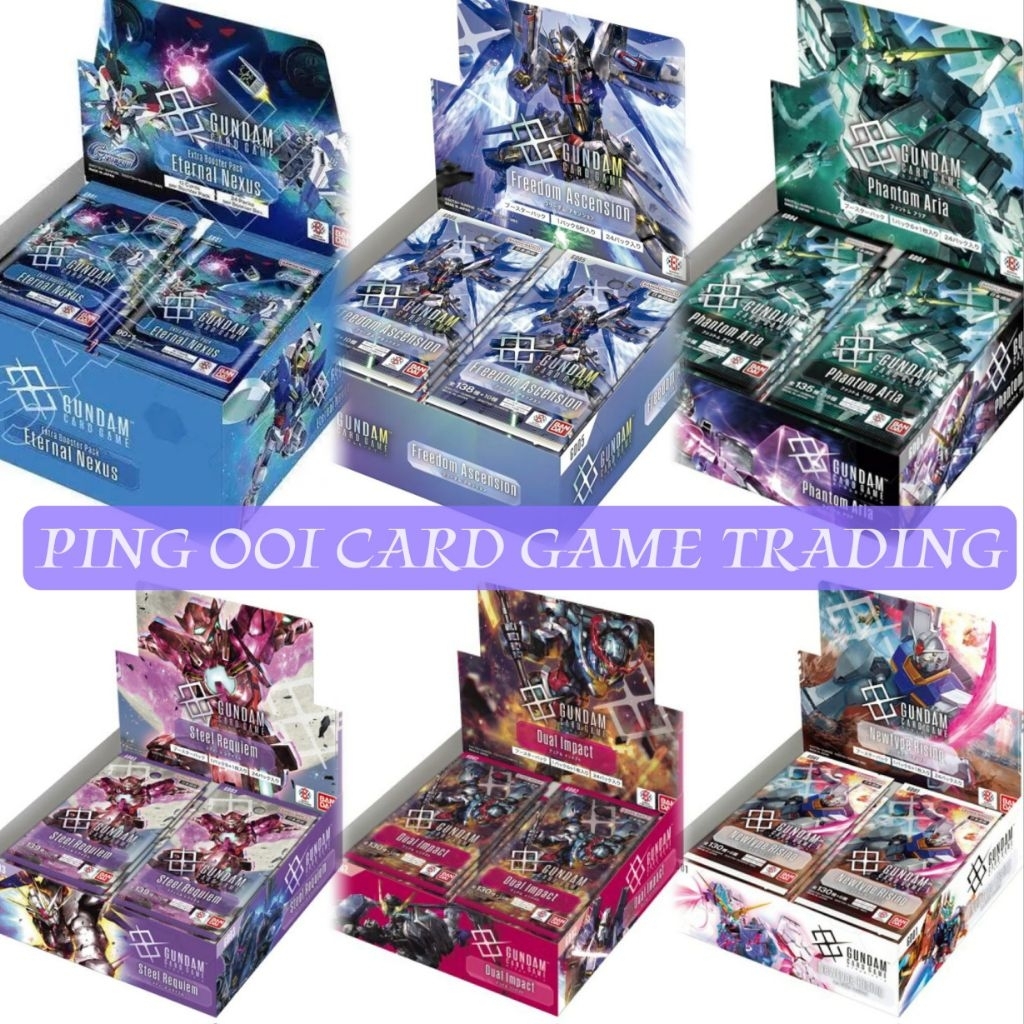 Gundam Card Game Booster Box GD01,GD02,GD03,GD04,GD05, EB01 (JP ...
