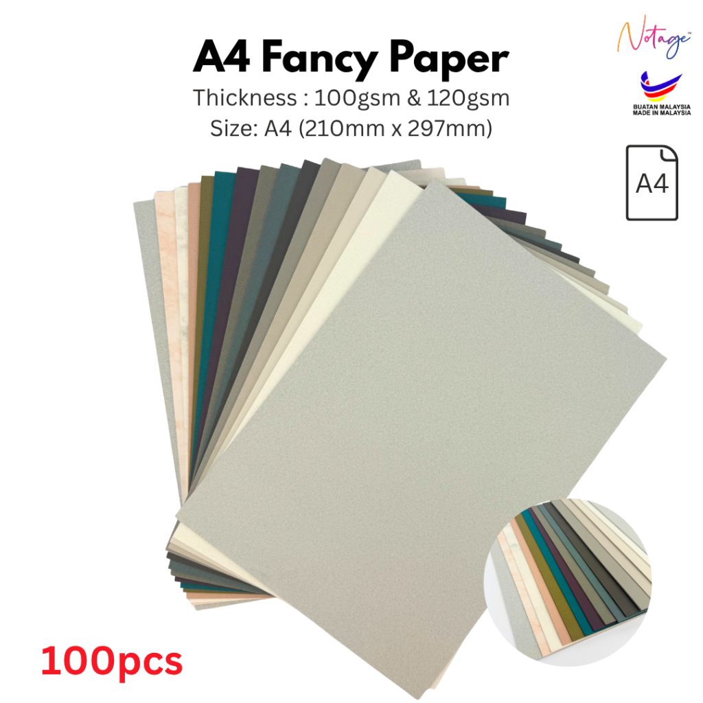 A4 2 Sheet Card Fancy Paper Dark Colour 100gsm / 120gsm for Printing ...
