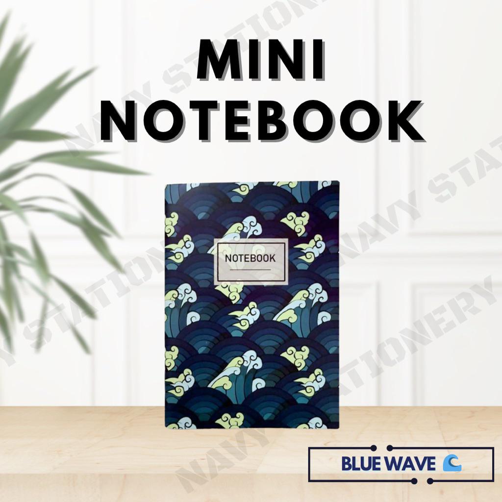 Mini Notebook- Blue Waves | Shopee Philippines