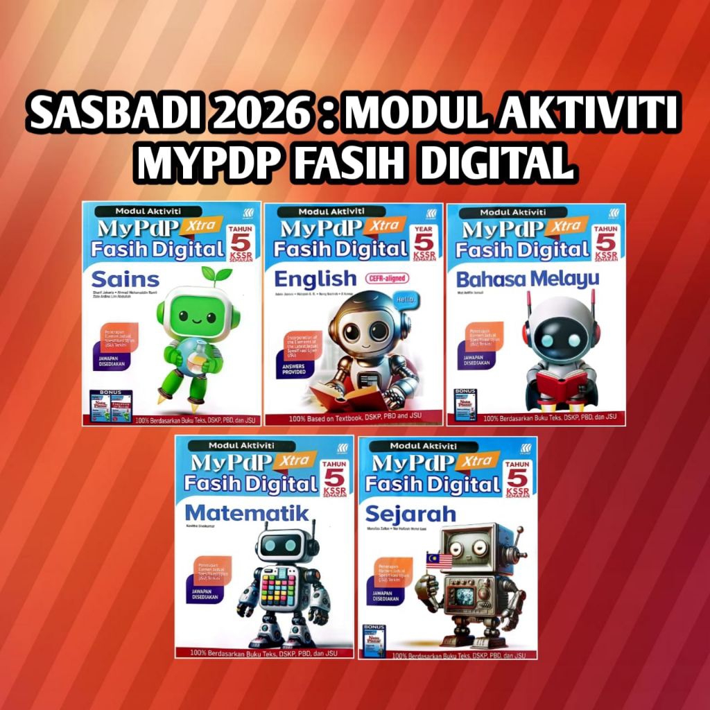 Sasbadi 2026 mypdp xtra Fast digital Activity Module Year 5 | Shopee ...