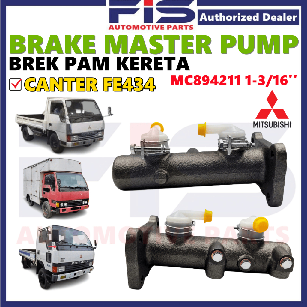 FIS Car Cylinder Brake Master Pump Assy Mitsubishi Canter FE434 Servo ...
