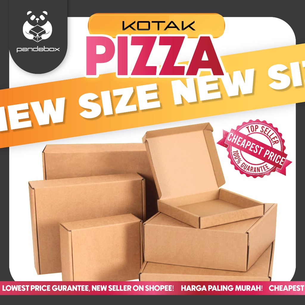 PANDABOX NEW Pizza Box Kotak Carton Box Packaging Box Box Paper Box ...